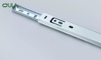 27MM Custom Mini 2 fold Iron Drawer Slide Slide de gaveta de ferro de 27 mm Mini 2 vezes