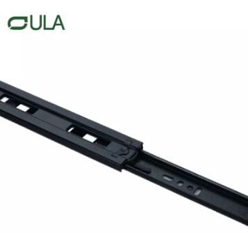 Professional Ball Bearing Black Dotted Finish Drawer Slides Slides de gaveta de acabamento pontilhado preto com rolamento de esferas pretas