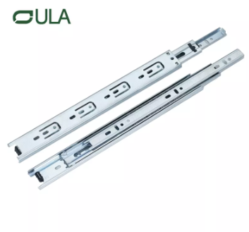 35mm Telescopic Ball Bearing Zinc Finish Drawer Slide Slide de acabamento de zinco telescópica de 35 mm