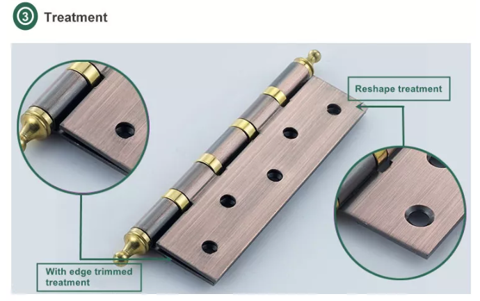 5 Inch Crown Head Iron Pivot Door Hinge the treatment 5 polegadas de ferro da cabeça da coroa Porta de articulação de dobradiça o tratamento