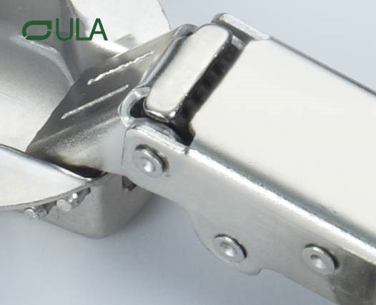 Dobradiças hidráulicas de ferro de aço de fechamento macio ajustável personalizável para armários de cozinha para uso de móveis diretamente da fábrica