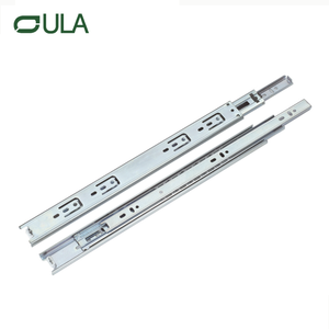 40 mm Telescópica Caixa de ferramentas de canal de zinco Gaveta Slide Rail Móveis Acessórios para armários Slide Rail