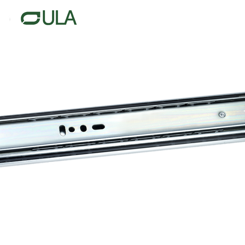 Ferragens para móveis extensão completa tipo redondo telescópico trilho deslizante de gaveta resistente 