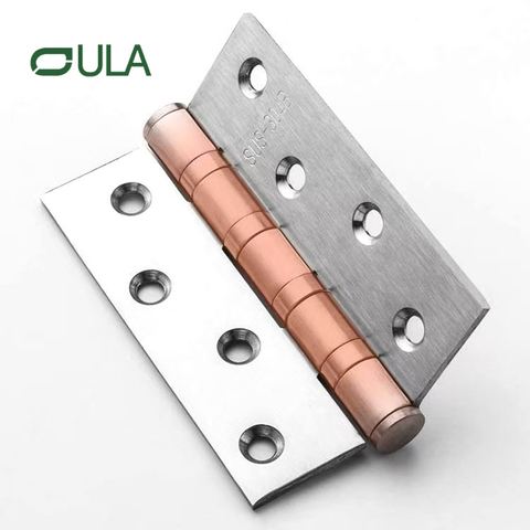 Design moderno Design de 4 polegadas aço inoxidável Móveis da porta Pivô de 3,0 mm de espessura OEM de logotipo personalizado disponível para dobradiças da janela da porta