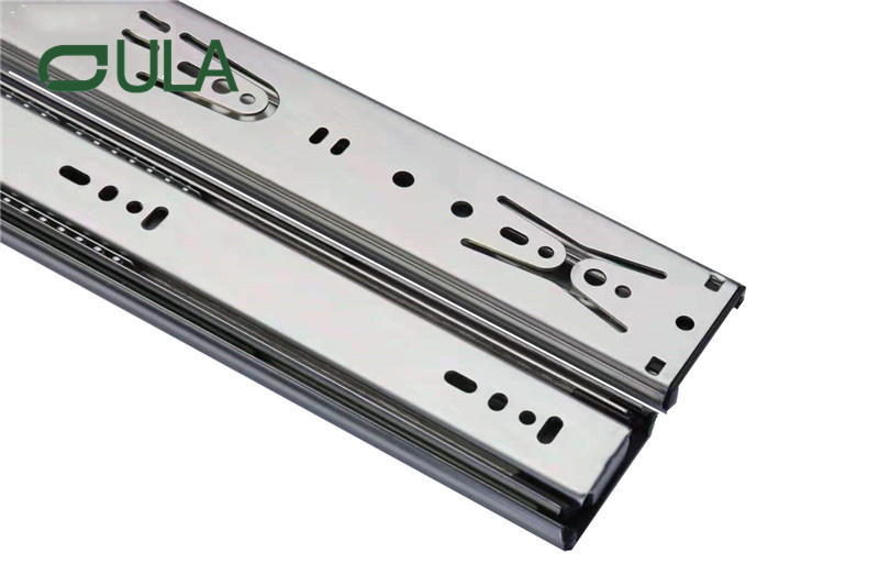 Slide de gaveta para uso pesado de canal telescópico por atacado de fábrica para gabinete de 50 mm de mobiliário personalizado Slides de gavetas de gavetas