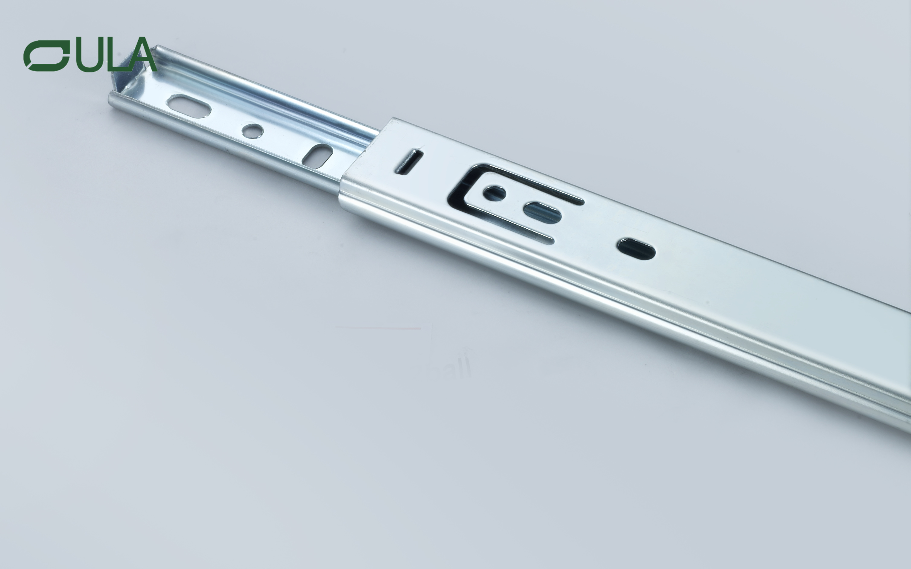  Slide de gaveta de ferro de 27 mm Mini 2 vezes