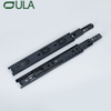 China Profissional Factory Telescópica preta de acabamento pontilhado gaveta slide armário de hardware de gaveta de hardware trilhos de deslizamento
