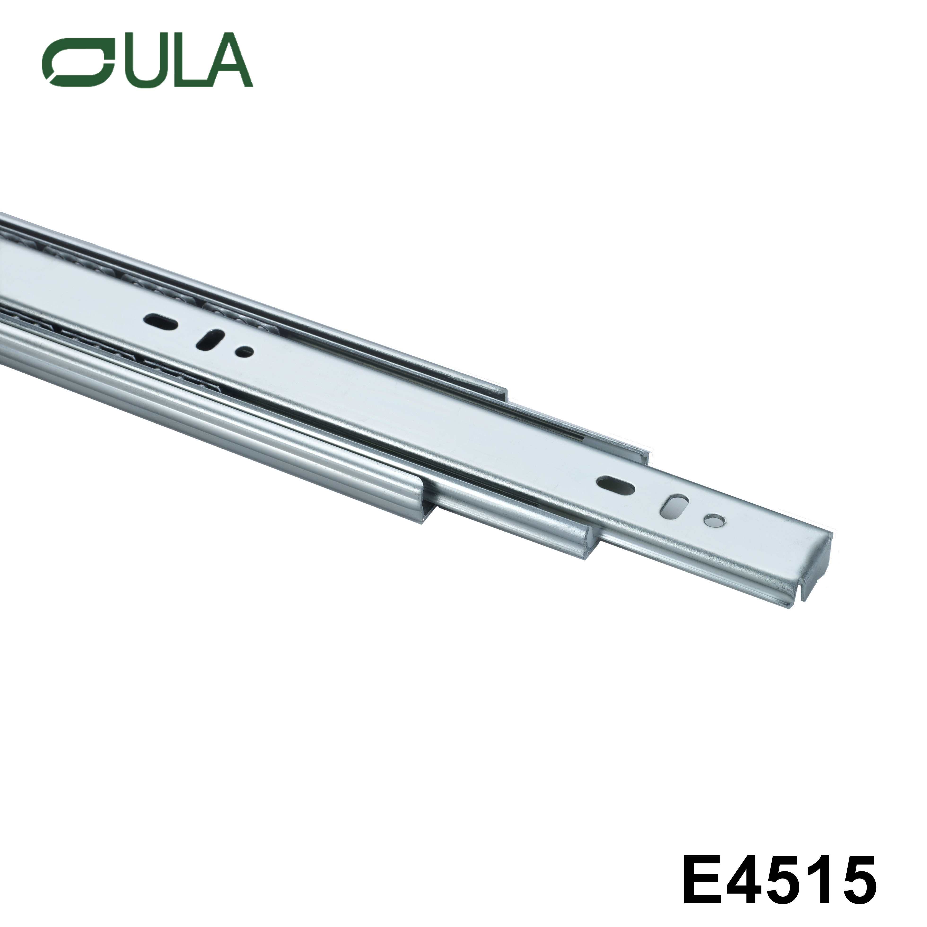 3 Dobrando a gaveta de acabamento de zinco de zinco Rail de gaveta de gaveta sob o Monte Triple Extension Slide por atacado