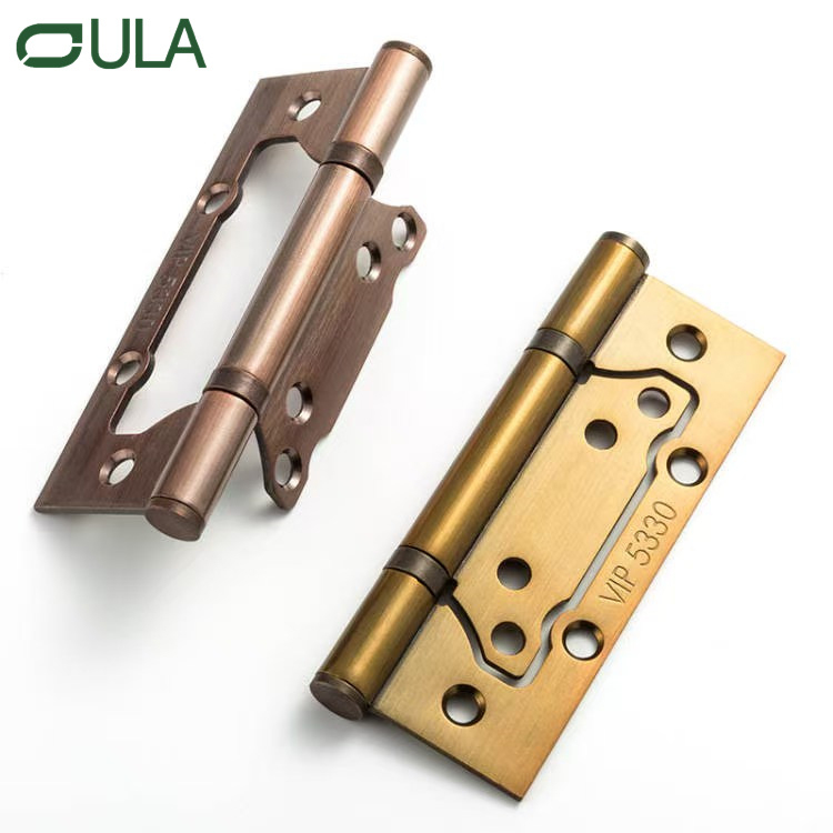 Alta qualidade Modern Iron 2bb Butterfly Porta Fling Dobra multicolor MUTE HINGE HINGE