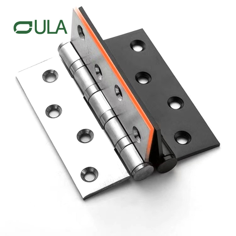 Design moderno Design de 4 polegadas aço inoxidável Móveis da porta Pivô de 3,0 mm de espessura OEM de logotipo personalizado disponível para dobradiças da janela da porta