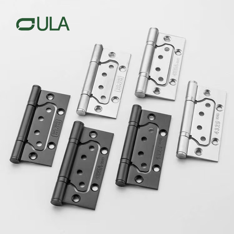 Moderno de 4 e 5 polegadas de aço inoxidável não mortise duplo rolamento de bordas de borboleta dobráveis ​​dobras dobráveis