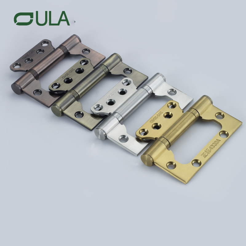 Moderno de 4 polegadas de aço inoxidável porta nivelada dobradiça 2 rolamentos de esfera de 2,0 mm de espessura para janelas e hotéis