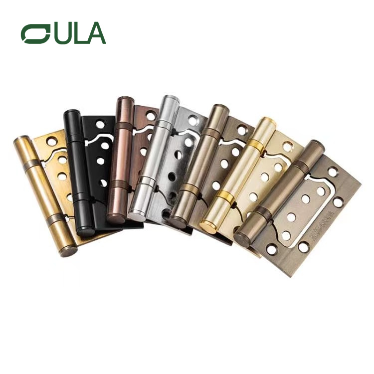 Dobradiça nivelada 2BB personalizada e dobradiça de porta 4BB para porta de madeira com design moderno de ferro