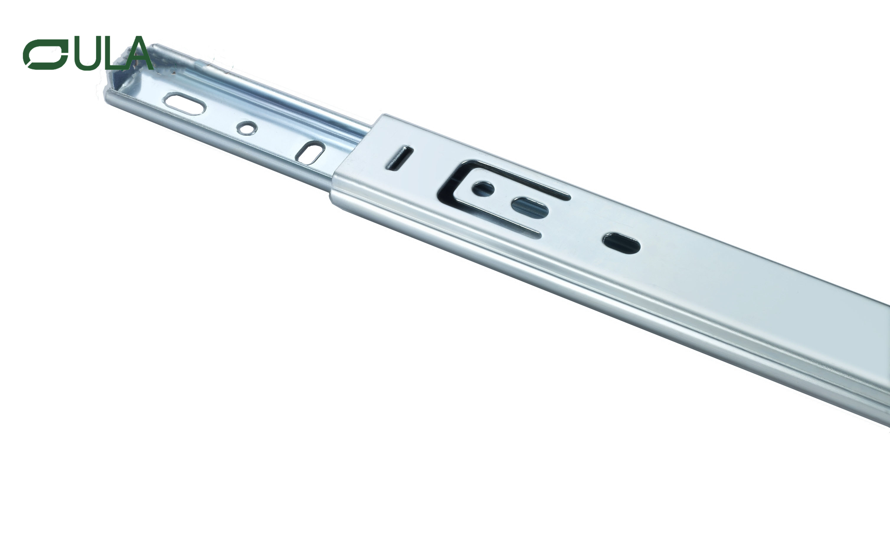 Modern 27mm de gaveta de ferro de 27 mm Rails de deslizamento de alta qualidade móveis de aço hardware de cozinha para refeições 70000 vezes o teste de ciclo rápido