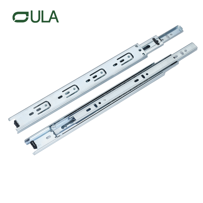 Rolamento de esfera de zinco pontilhado gaveta trilho de slide 35 mm de 35 mm de aço de aço de aço de aço correr corredores de gaveta de trilho