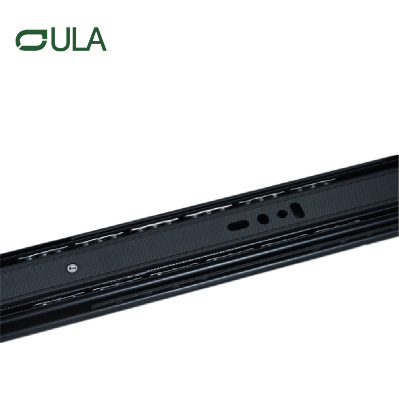 Fabricação profissional com rolamento de esferas pretas gaveta de acabamento escorreador slides de ferro pesado com serviço pesado