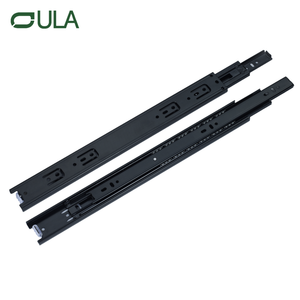 Fabricante 45 mm Slide de gaveta telescópica de rolamento de esferas telescópicas sob slides de móveis montados