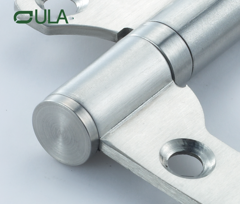 Design moderno por atacado de fábrica de 4 polegadas de 4 polegadas 2,4 mm de aço inoxidável da porta de borboleta nivelada para janelas e portas de hotel de madeira