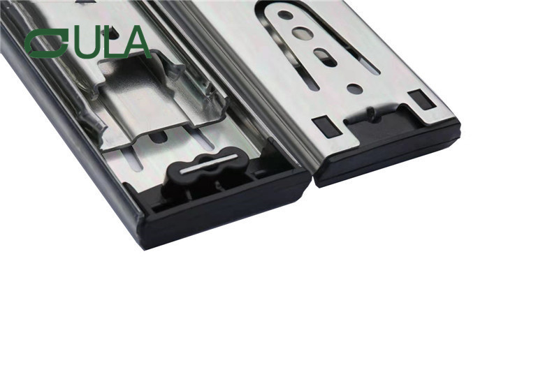 Slide de gaveta para uso pesado de canal telescópico por atacado de fábrica para gabinete de 50 mm de mobiliário personalizado Slides de gavetas de gavetas