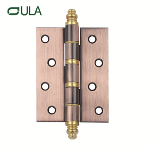 Antigo cobre de cobre de 4 polegadas Big Crown Head Security Rololing Porta de porta Design moderno Janela de ferro Hingle Hotels Factory por atacado