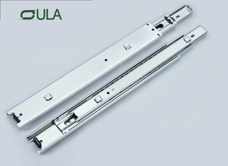 Factory OEM Design gaveta Slide de 16 polegadas com ganchos 45 mm com trilho de slides de gancho de serviço pesado para móveis