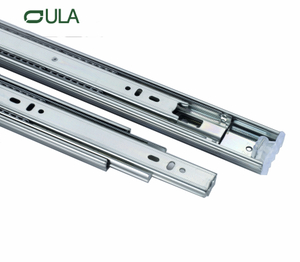 45 mm de fabricação profissional tripla gaveta slide slide rial zinco móvel gaveta slides canal