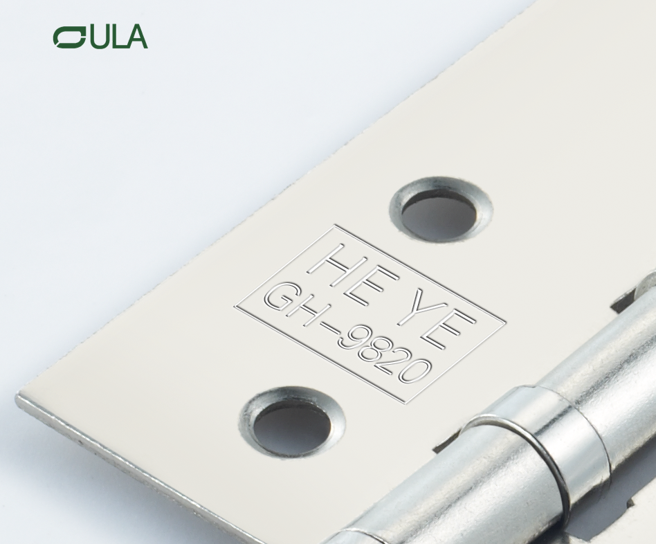 Logotipo OEM de alta qualidade escova de ferro aço de bunda plana porta dobradiça rolamento de esferas mobiliário pivô porta dobradiça janela hotel use moderno