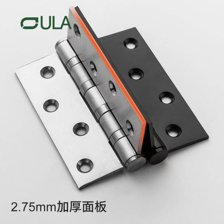 Dobradiça de porta plana de aço inoxidável de 4 polegadas de alta qualidade com design moderno para porta Wodden 