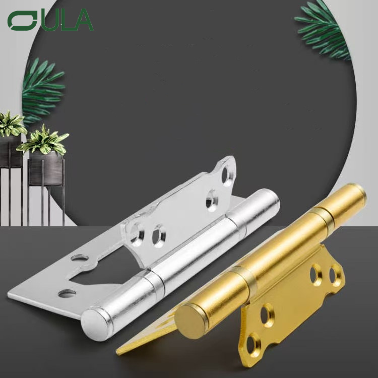 Alta qualidade Modern Iron 2bb Butterfly Porta Fling Dobra multicolor MUTE HINGE HINGE