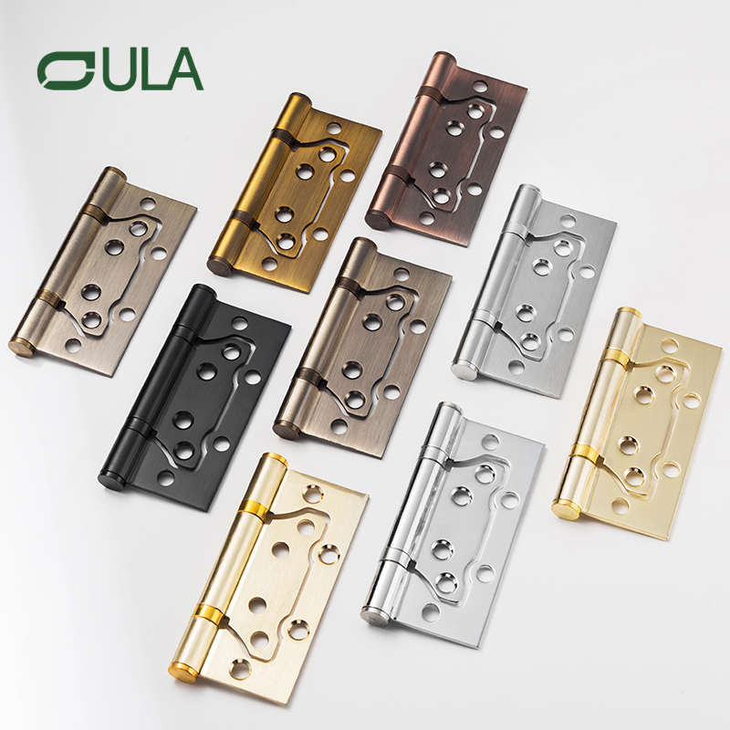 Fábrica de hardware de móveis de 4 polegadas de 4 polegadas de serviço pesado de pão plano de bola plana e dobradiça do armário