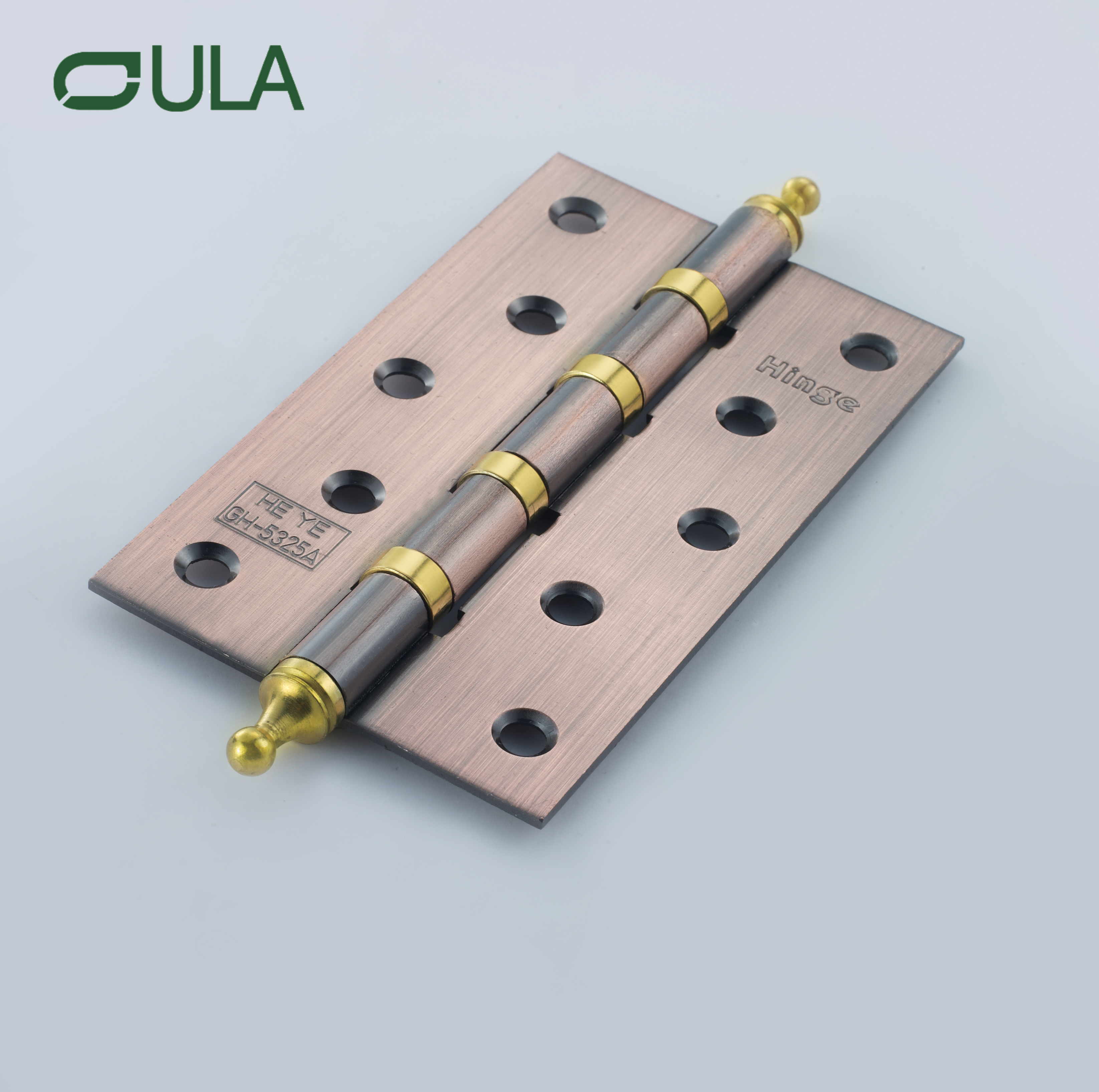 Dobradiça de porta de ferro da cabeça da coroa de 5 polegadas