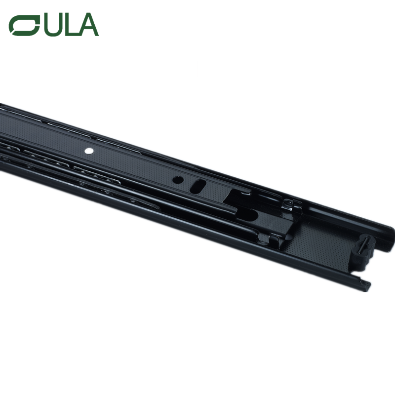 Moderno de gaveta telescópica de 35 mm canal de alta qualidade trilho deslizante de ferro para cozinha e quarto Fábrica de hardware Direct