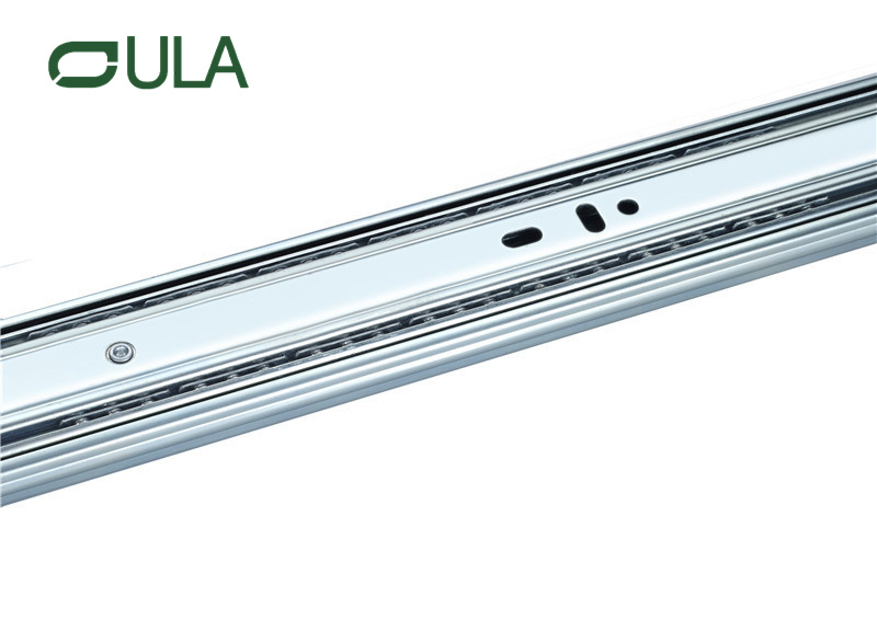 Hot Sale Factory Triple Fold Extension Extensão telescópica rolamento de esferas de zinco Diretor gaveta corredor Slides Rails