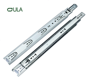 Acabamento de zinco pesado de alta qualidade acabamento pontilhado de extensão completa slides de gaveta de montagem inferior para banheiro da cozinha 