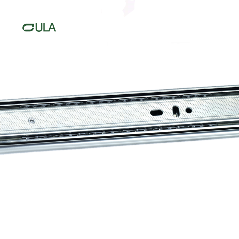 3 Dobrando a gaveta de acabamento de zinco de zinco Rail de gaveta de gaveta sob o Monte Triple Extension Slide por atacado