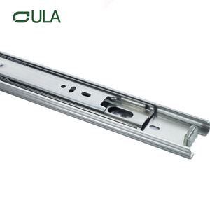 Armário de aço inoxidável gaveta pesada gaveta de canal rolamento de esferas de slide railing móveis hardware