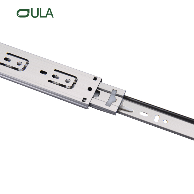 Modern Style Extensão completa Aço inoxidável Slides de gaveta de fechamento macio Lanking de mola dupla deslizando para uso do shopping de cozinha Uso