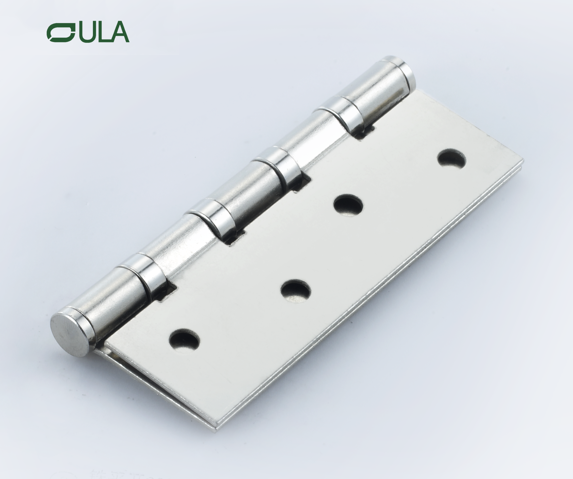 Logotipo OEM de alta qualidade escova de ferro aço de bunda plana porta dobradiça rolamento de esferas mobiliário pivô porta dobradiça janela hotel use moderno