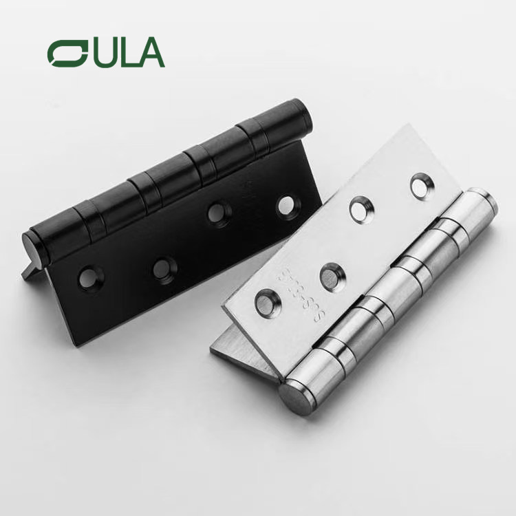 Dobradiça de porta plana de aço inoxidável de 4 polegadas de alta qualidade com design moderno para porta Wodden 