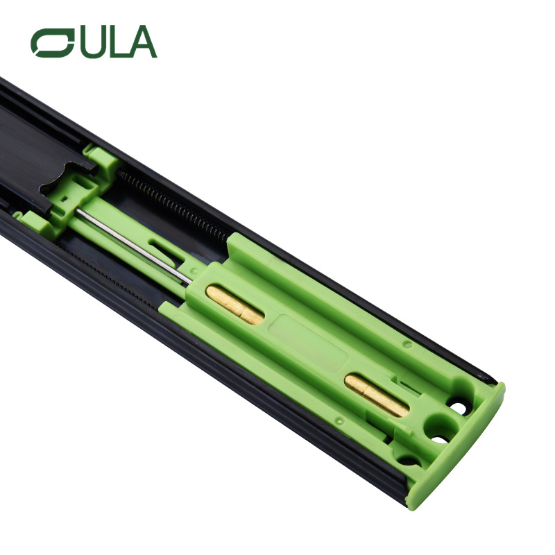 Fábrica bom preço preço fortemente macia gaveta slide slide bola rolamento de eslodes lisados ​​trilhos para móveis