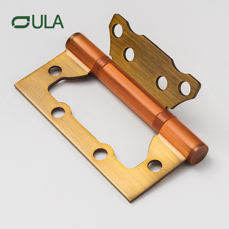 Fábrica de hardware de móveis de 4 polegadas de 4 polegadas de serviço pesado de pão plano de bola plana e dobradiça do armário