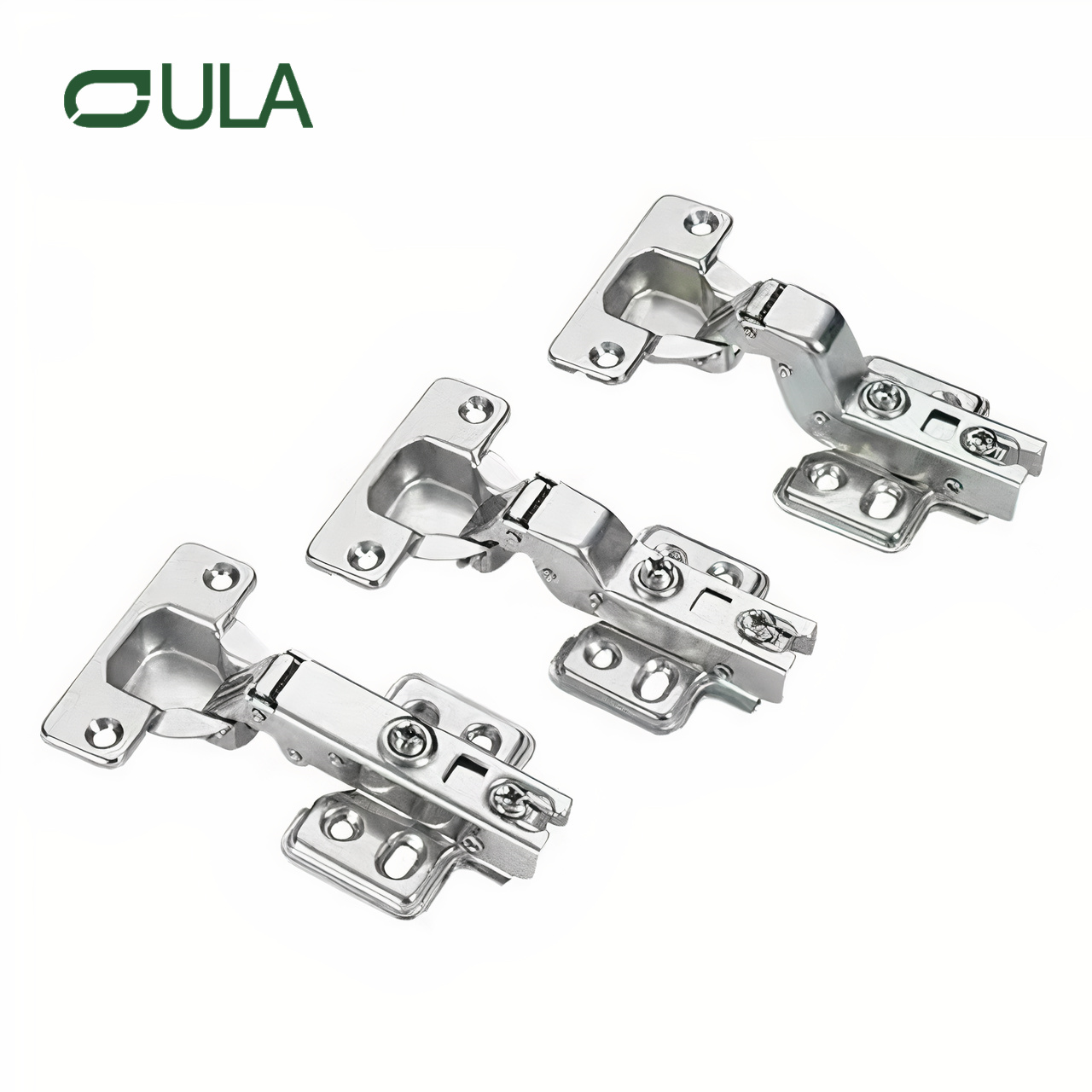 Dobradiças hidráulicas de ferro de aço de fechamento macio ajustável personalizável para armários de cozinha para uso de móveis diretamente da fábrica