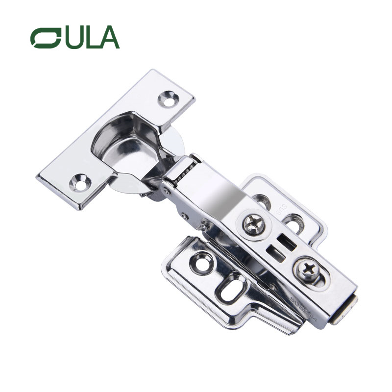 Fabricante Hardware de mobília por atacado Hardware de fechamento suave Aço inoxidável 304 Hidráulica à prova de água Dobra para armários de cozinha para armários de cozinha 