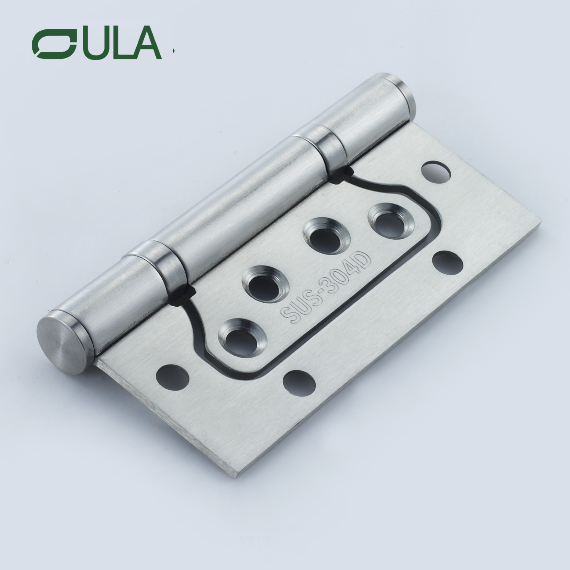 Design moderno por atacado de fábrica de 4 polegadas de 4 polegadas 2,4 mm de aço inoxidável da porta de borboleta nivelada para janelas e portas de hotel de madeira