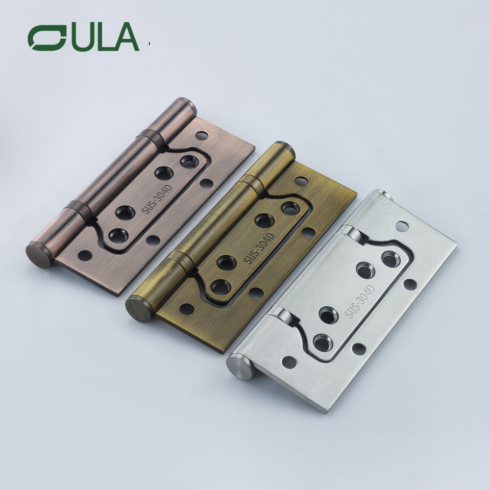 Design de cores técnicas modernas de 5 polegadas de aço inoxidável com dobradiça da porta de bola de bobina de aço de bobina 