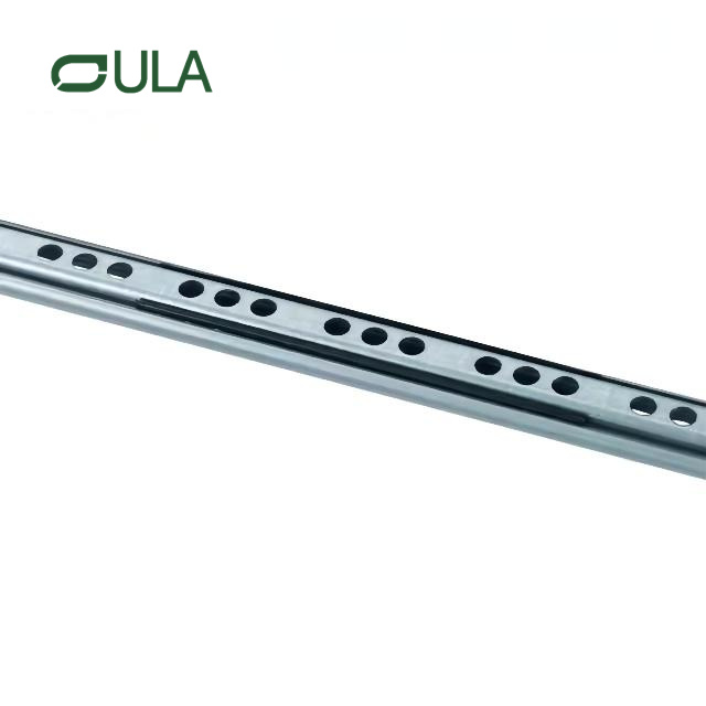 Mini Slide Telescópica de gaveta de canal 17mm 2 garra de descendência para móveis de banheiro de cozinha móveis de banheiro