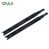 Fabricante OEM 40 mm Telescópico Black acabamento Slide 3 dobras Slide Rail para móveis slides de serviço pesado para gaveta