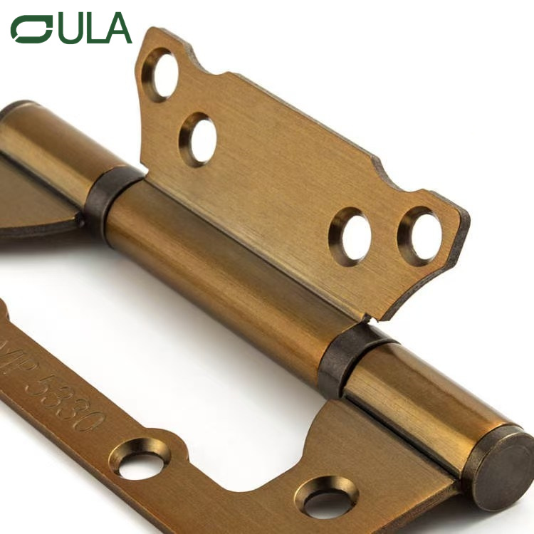 Alta qualidade Modern Iron 2bb Butterfly Porta Fling Dobra multicolor MUTE HINGE HINGE