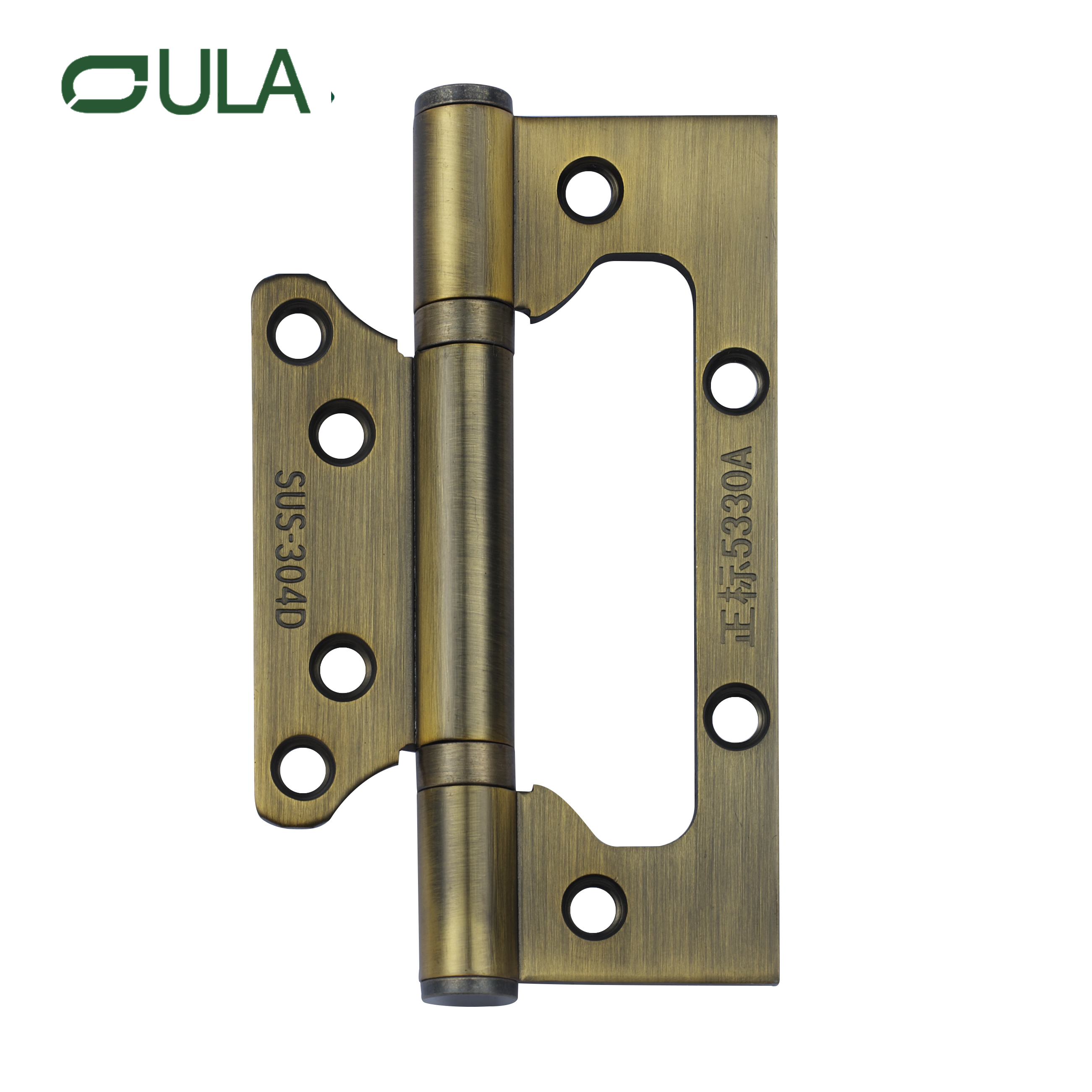 Design de cores técnicas modernas de 5 polegadas de aço inoxidável com dobradiça da porta de bola de bobina de aço de bobina 