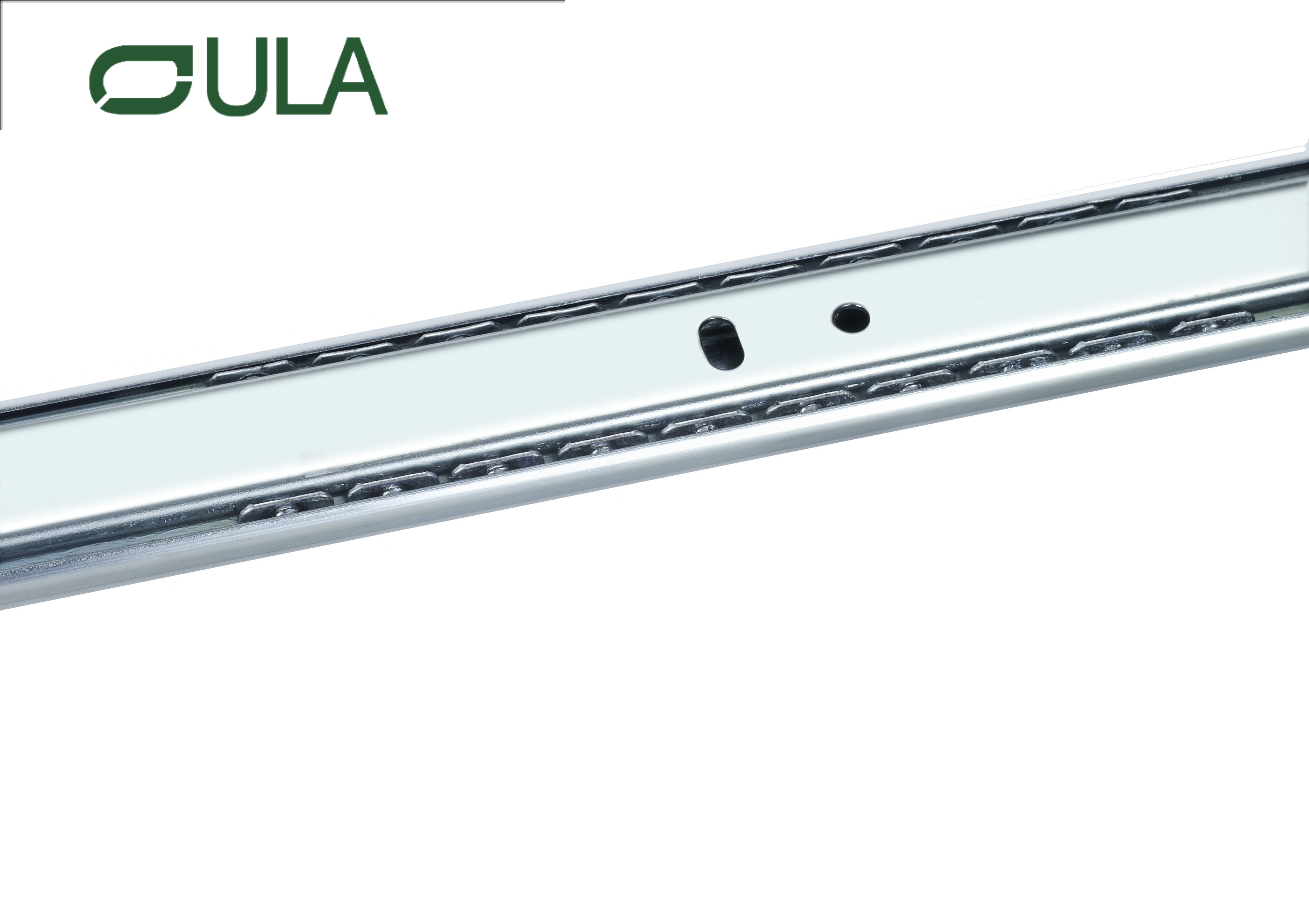 Alta qualidade 27 mm 2 vezes telescópica canal rolamento de esferas de slide Rail Rail Furniture Gabinet Use Warehouse Workshop Hotel